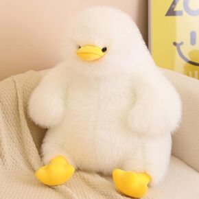15.7in/40cm Plush Duck Stuffed Animal Soft Toys,Cute Fried Duck Doll, Little Duck Pillow Plush Toy,Gifts for Friends and Children Christmas (Yellow) in Kuwait