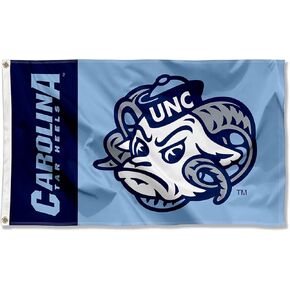 College Flags & Banners Co. Tar Heels Mascot 3x5 Flag