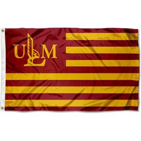 College Flags & Banners Co. Louisiana Monroe Warhawks American and Stripes Nation Flag