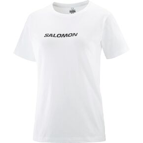 Salomon Women's Standard Logo SS TEE W-White XS