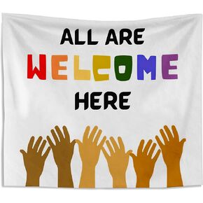 Kneibo Classroom Tapestry Wall Hanging - Tapestry for Classroom, Rainbow Classroom Decor, Classroom Decorations, Classroom Wall Tapestry 50x60