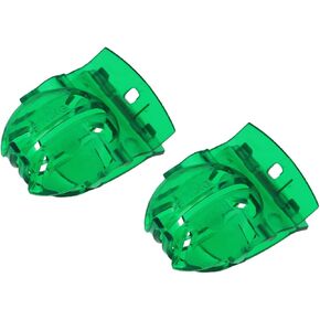 2PCS Golf Ball Line Marker Transparent Golf Ball Alignment Clip 1.7Inch /4.32cm Diameter Golf Ball Line Marker Drawing Marker Calibration Putter Tool Green