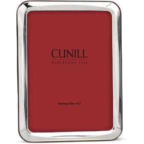 Cunill Nova Sterling Silver 5x7 Engravable Picture Frame