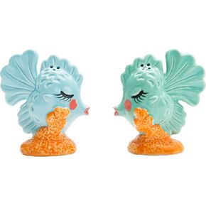 Beachcombers Fish Salt & Pepper Shakers Set Of 2 Blue