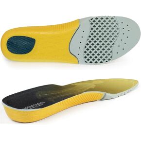 Work Insole Anti Fatigue Arch Support Orthotics - All Day Comfort and Pain Relief from Plantar Fasciitis (M | Men 8-9 | Women 10-11)