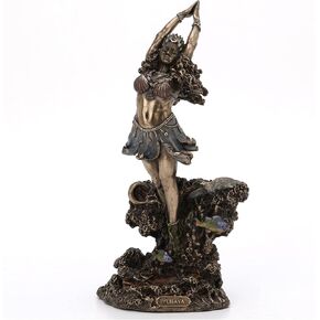 Veronese Design 10.25" Yemaya Orishia of The Ocean Resin Statue Bronze Finish