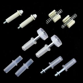 10PCS Bifold Door Hardware Sliding Guides Bifold Door Repair Replacement Part Sliding Closet Door Hardware for Repairing Bifold Door Sliding Door Accordion Door
