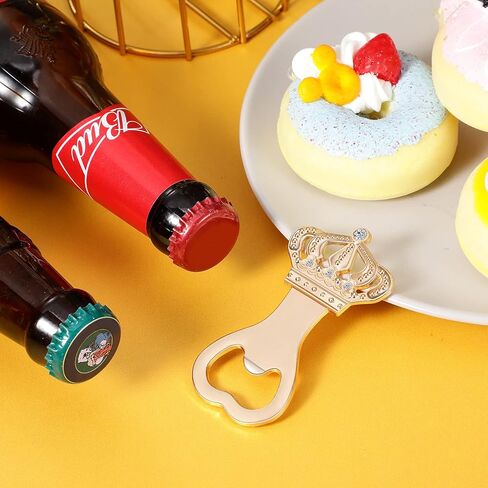 50 قطعة من فتاحة زجاجات التاج الذهبي هدايا الزفاف للضيوف، هدايا تذكارية لحفلات الزفاف وحفلات الزفاف وحفلات الزفاف وحفلات الزفاف وحفلات الزفاف والذكرى السنوية in Kuwait