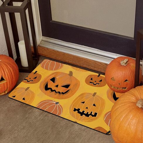Halloween Bath Mat, Super Absorbent Bathroom Floor Mat, Water Absorption and Quick Drying, Bath Mats for Bathroom Non Slip, Halloween Bathroom Decor (Terror, 17.7 * 29.5 in) in Kuwait