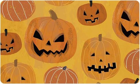 Halloween Bath Mat, Super Absorbent Bathroom Floor Mat, Water Absorption and Quick Drying, Bath Mats for Bathroom Non Slip, Halloween Bathroom Decor (Terror, 17.7 * 29.5 in) in Kuwait