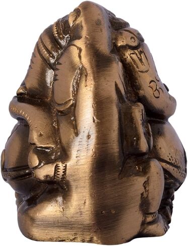 eCraftIndia Brass Antique Finish Two Faced Lord Ganesha in Saudi Arabia