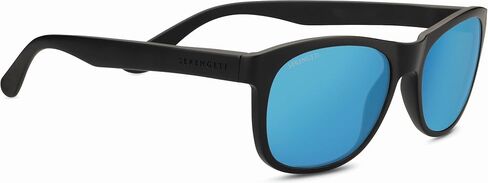 Serengeti Modern Anteo Sunglasses Matte Black Medium Large Unisex in Kuwait