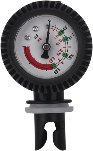 RiToEasysports Inflatable Boat Air Pressure Gauge,Nylon Gauge Barometer for Kayak Raft Measurement Range 0-0.35 Bar in Saudi Arabia