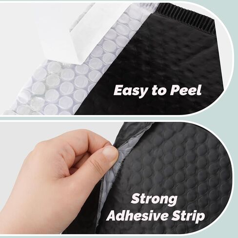Compostable Mailers Bags 6x11inch with Self-sealing Strip Eco Friendly Shipping Bags Envelopes for Clothing Shoes Packaging 50 Pack Black in Saudi Arabia
