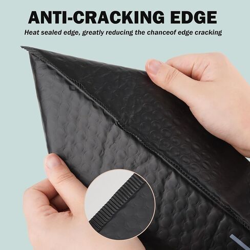 Compostable Mailers Bags 6x11inch with Self-sealing Strip Eco Friendly Shipping Bags Envelopes for Clothing Shoes Packaging 50 Pack Black in Saudi Arabia