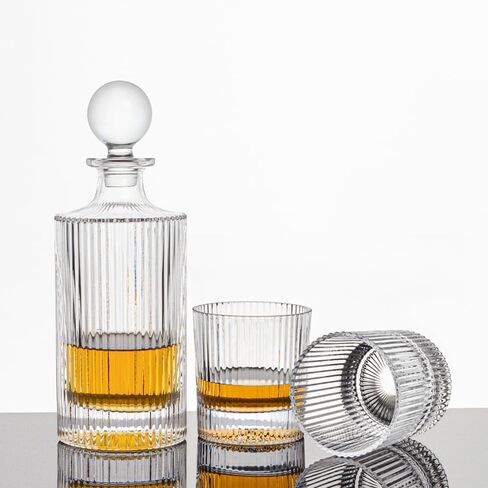 Whiskey Decanter and Glass Stopper 27 oz Square Decanter for Whiskey, Bourbon, Brandy, Liquor, and Rum in Saudi Arabia