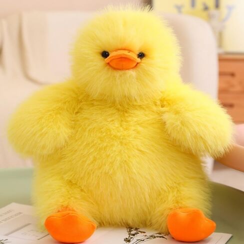 15.7in/40cm Plush Duck Stuffed Animal Soft Toys,Cute Fried Duck Doll, Little Duck Pillow Plush Toy,Gifts for Friends and Children Christmas (Yellow) in Saudi Arabia