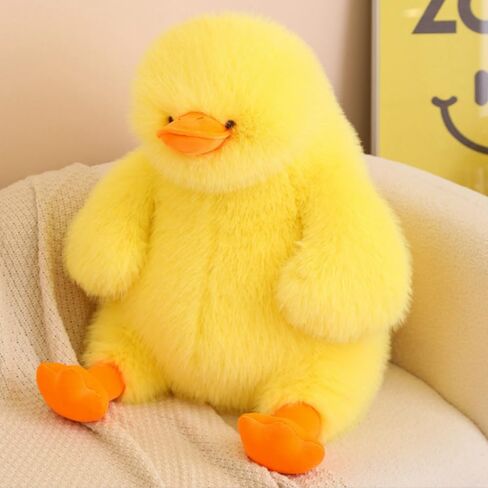15.7in/40cm Plush Duck Stuffed Animal Soft Toys,Cute Fried Duck Doll, Little Duck Pillow Plush Toy,Gifts for Friends and Children Christmas (Yellow) in Saudi Arabia