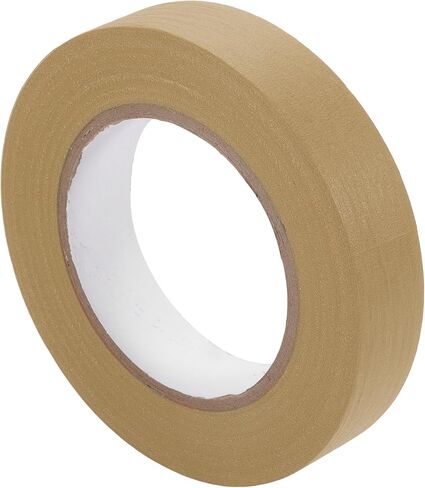 1 Pc 1 Inches x 60.1 Yards Universal Painters Tape - DIY Car Auto Paint for Masking Tape No Residue - Crepe Paper Brown in Saudi Arabia