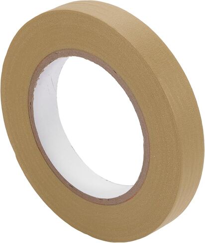 1 Pc 1 Inches x 60.1 Yards Universal Painters Tape - DIY Car Auto Paint for Masking Tape No Residue - Crepe Paper Brown in Saudi Arabia