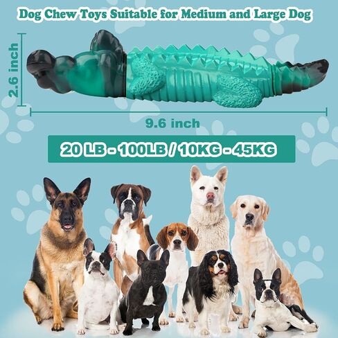 Indestructible Dog Chew Toys for Aggressive Chewers, Tough Dog Bones Toys for Large Dogs, Super Chewer Dog Toys to Keep Them Busy in Kuwait
