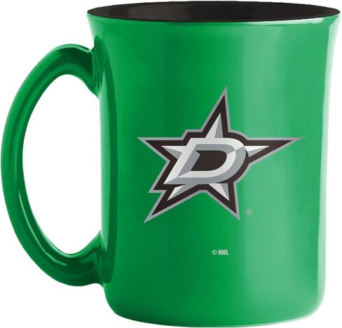 كوب قهوة كبير من لوجو براندز NHL بسعة 15 أونصة بلون داخلي (سياتل كراكن) in Saudi Arabia