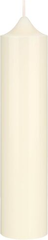 Mega Candles 1 pc Unscented Romantic White Taper Candle, Hand Poured Wax Candles 6.75 Inch x 1.5 Inch, Romantic Wax Play, SM Bondage, Couples, Home Décor, Wedding Receptions, Celebrations & More in Saudi Arabia