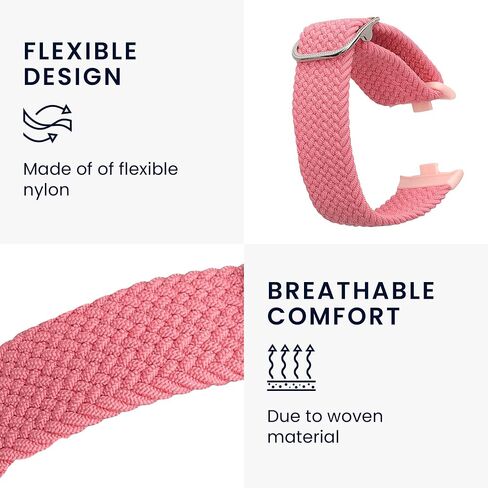 kwmobile Nylon Band Compatible with Xiaomi Mi Band 8 Pro - Band Replacement Strap for Fitness Tracker in Saudi Arabia