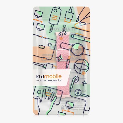kwmobile Nylon Band Compatible with Xiaomi Mi Band 8 Pro - Band Replacement Strap for Fitness Tracker in Saudi Arabia