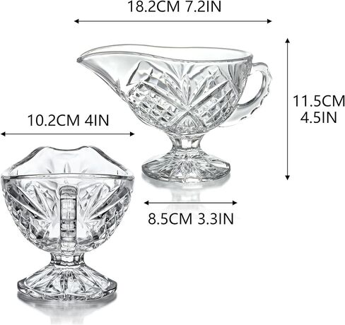 قارب المرق الكريستالي الشفاف مع مقبض لضمادات السلطة وزيت الحليب طبق توابل وصلصة خادم المرق الأنيق لحفلات الزفاف المنزلية in Kuwait