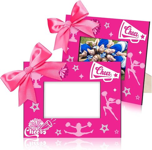 12 Pcs Cheer Picture Frame 8x10 Inch Wood Photo Frames Cheerleader Wooden Frame Cheer Gift Tabletop Pictures Cheerleading Photo Display for Gallery Home Wall Decor (Navy Blue) in Saudi Arabia