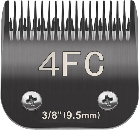 7FC Pet Dog Grooming Detachable Blades, Compatible with Andis Size-7FC Cut Length 1/8"(3.2mm), Most A5, KM Series Clippers,Made of Ceramic Blade (Black) in Saudi Arabia