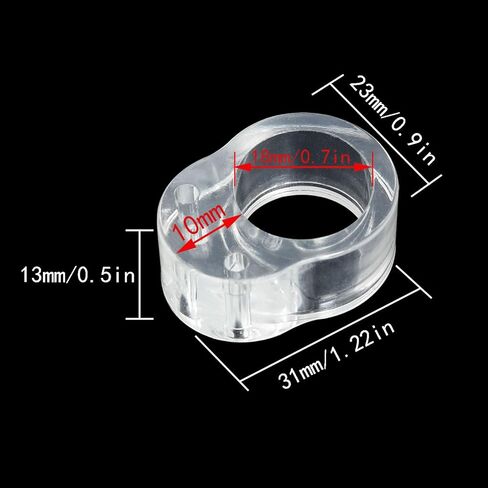 8 قطعة سدادات باب على شكل حرف O واقي حماية PVC مقبض باب شفاف باب حلقة تصادمية سدادة باب حامي الحائط مقبض جدار درع in Kuwait