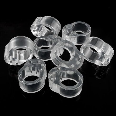 8 قطعة سدادات باب على شكل حرف O واقي حماية PVC مقبض باب شفاف باب حلقة تصادمية سدادة باب حامي الحائط مقبض جدار درع in Kuwait