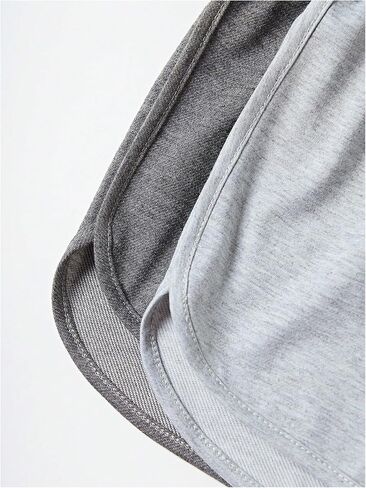 MakeMeChic Women's 2 Pack Athletic Shorts Casual Drawstring Elastic Waist Summer Running Sports Track Shorts in Saudi Arabia