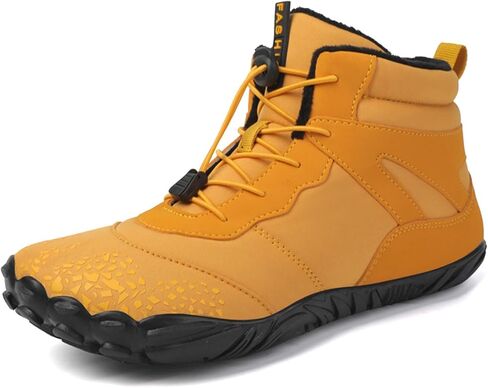 Winter Barefoot Shoes Mens Wide Toe Box Trail Runner Womens Minimalist Zero Drop Sole Walking Shoes Casual Hiking Cotton Boots Sneakers in Kuwait
