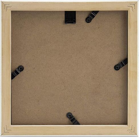 Golden State Art, Smartphone Instagram Frames Collection, Set of 4, 6x6-inch Square Photo Wood Frames with White Photo Mat & Real Glass for 4x4 Photo, White in Saudi Arabia