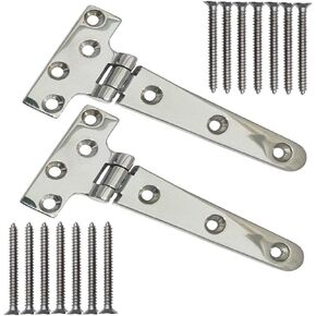 316 Stainless Steel Heavy Duty Marine Grade T Hinge Cast Strap Hinge