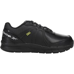 Reebok Work Men's Black Leather Work Shoes Metguard St Sr Oxford Black - 9 Wide