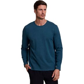 Avalanche Men's Fleece Base Layer Top, Crewneck Fleece Shirt for Men Long Sleeve Hiking Pullover Tee