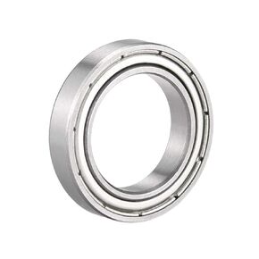 uxcell 6808Z Deep Groove Ball Bearing Single Shield 1060808, 40mm x 52mm x 7mm Chrome Steel Bearings (Pack of 1)