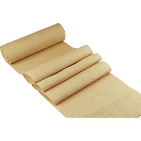 Cotton Craft Jute Burlap Table Runner (2 Pack), 12 x 108
