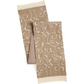 Cotton Craft Jute Burlap Table Runner (2 Pack), 12 x 108