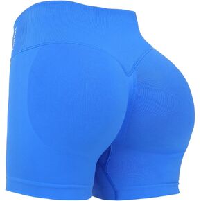 STUNNY Women Workout Impact Shorts Gym Shorts Scrunch Butt Lifting Seamless Shorts Waisted Contour