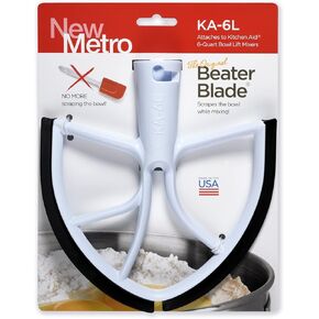 تصميم مترو الجديد KA-THBK شفرة الخافق الأصلية المتوافقة مع مساعد المطبخ 4.5-5 Qt خلاطات برأس مائلة، أسود