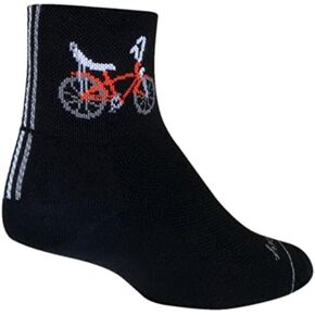 SockGuy Classic 3in Stingray Cycling/Running Socks (Sting Ray - S/M)
