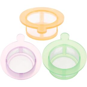 SOLUSTRE 3pcs Lab Cell Strainers 40um 70um 100um Cell Strainer Disposable Mesh Cell Filter Nylon Cell Screen Laboratory Accessories Supplies Science Experiment Tools