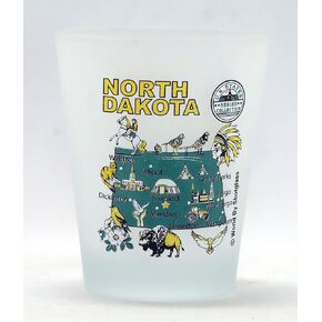North Dakota US States Series Collection Shot Glass