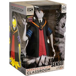 Assassination Classroom White Koro Sensei SFC Collectible PVC Figure 7.8" Tall Statue Anime Manga Figurine Home Room Office Décor Gift