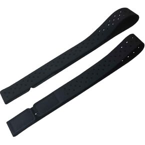 2PCS Heart Rate Monitor Armband Heart Rate Sensor Fitness Band Replacement Armband 20x360mm Velcro Self Adhesive Armband Nylon Adjustable Running Heart Rate Band Black